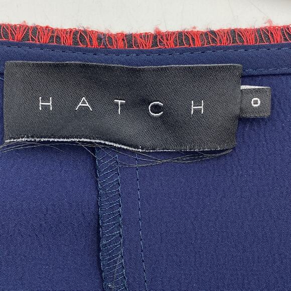 Hatch The Emmauelle Crepe Jumpsuit Maternity Navy Blue - Picture 3 of 9